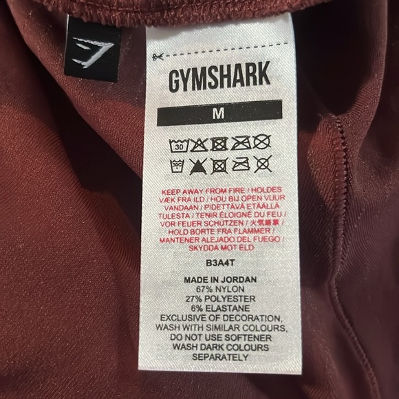 Gymshark Apex Seamless Crop Top in Cherry Brown/Truffle Brown - Picture 7 of 7